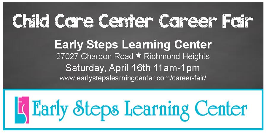 Early Steps Learning Center Career Fair image online April 2016