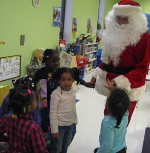 santa 2011 Santa visits ESLC